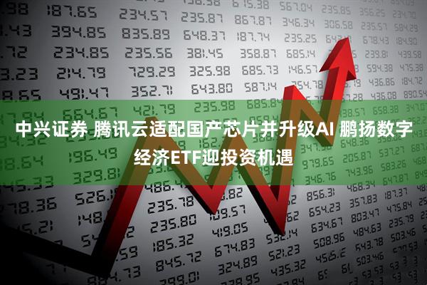 中兴证券 腾讯云适配国产芯片并升级AI 鹏扬数字经济ETF迎投资机遇