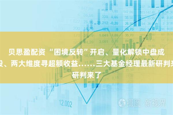 贝思盈配资 “困境反转”开启、量化解锁中盘成长股、两大维度寻超额收益……三大基金经理最新研判来了